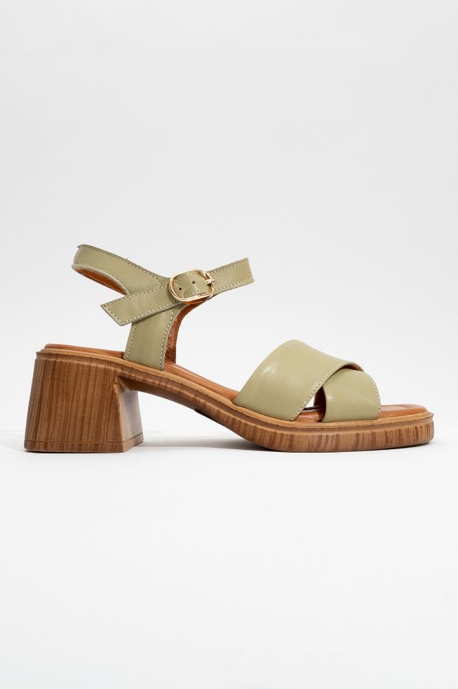 kadin-deri-bantli-kalin-topuk-ayakkabi-MINT YESIL-ALP2525004-0089922_0